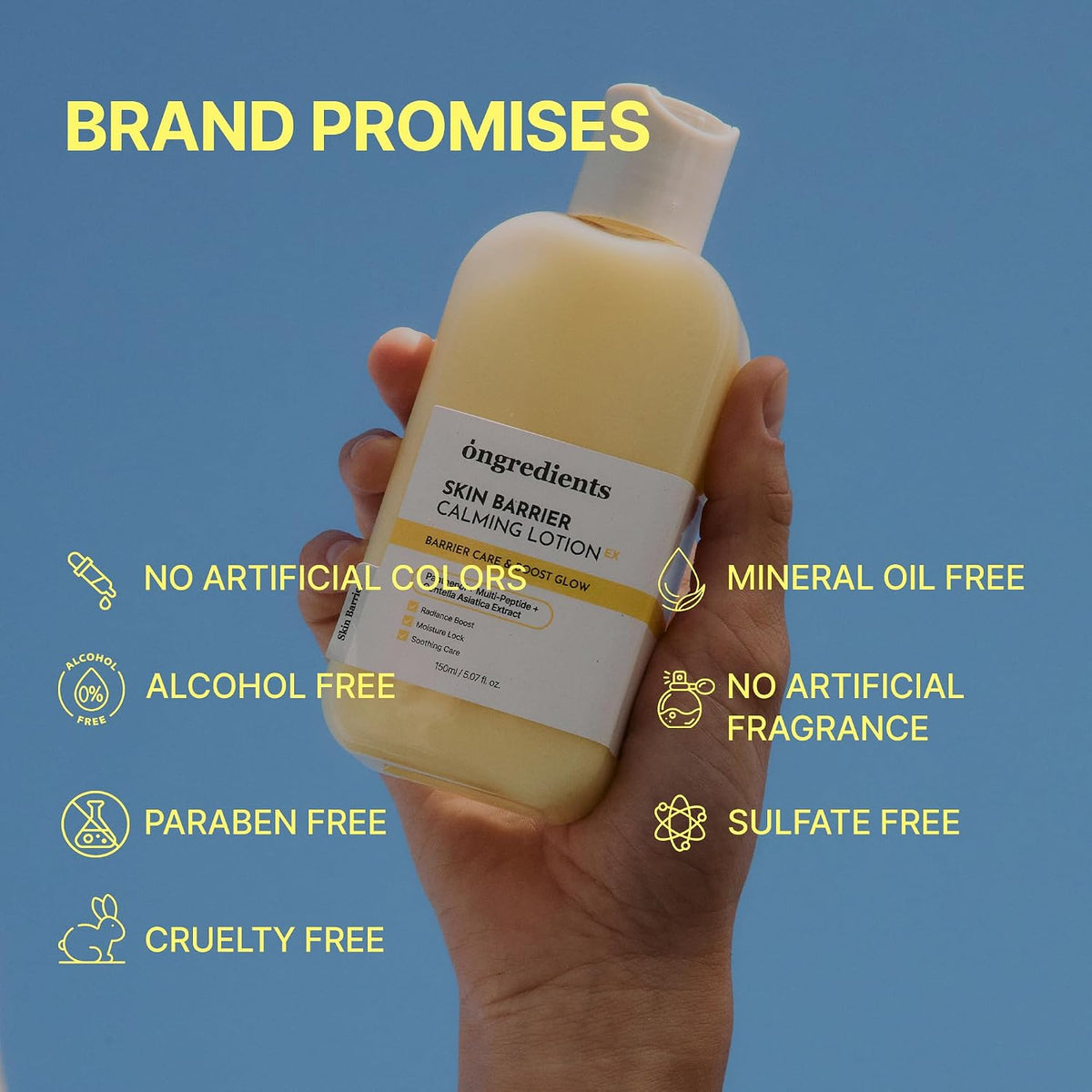 Ongredients Skin Barrier Calming Lotion 150ml