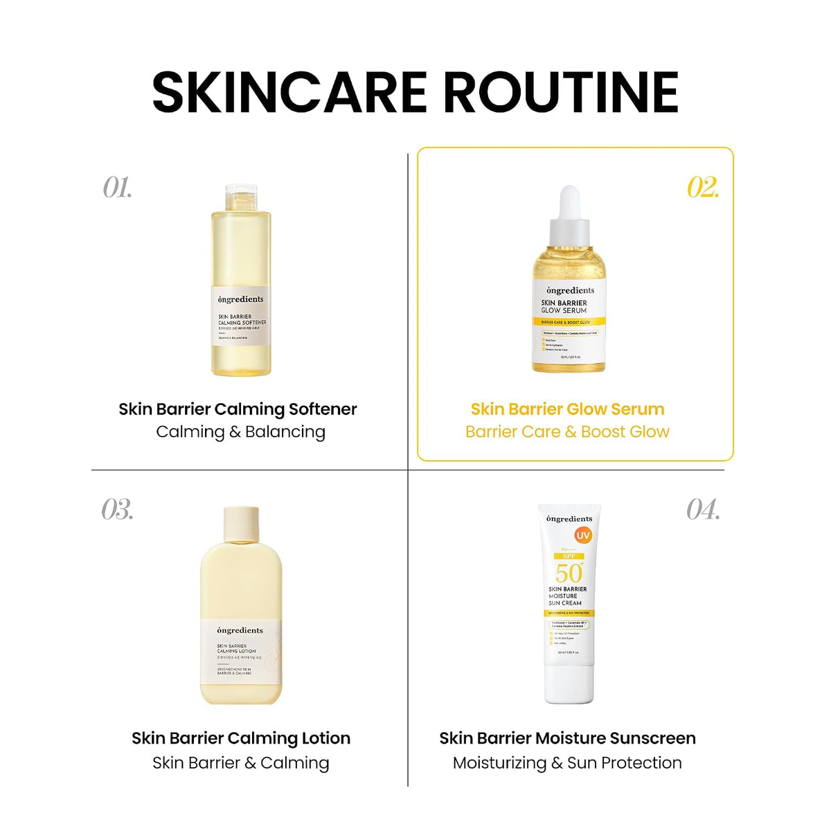 Ongredients Skin Barrier Glow Serum 50ml