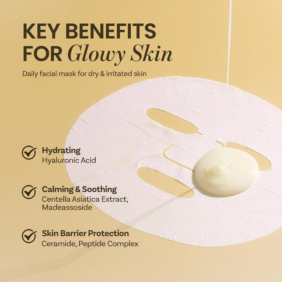 Ongredients Skin Barrier Calming Facial Mask 5+1ea